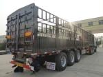 Aotong 3 Axles Semi Tralier for sheep cow pig transport Customers Optional