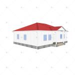Heya-3B03-A China 3 room sandwich panel house best selling modern design