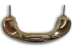 Quality H035N Funeral Accessories Zamak Coffin Handles Size：21×7.5 Gold Color wholesale