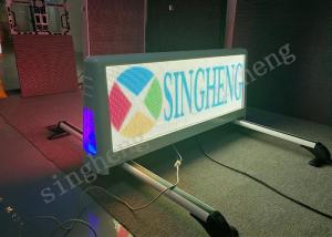 Quality Premium P4 Taxi Top LED Display 1090*435*167 mm WIFI 4G GPS Easy Installation wholesale