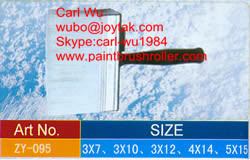 Natural bristle Chinese bristle synthetic mix shed fence ceiling wall paint brush wood plastic handle 5 inch WB-029