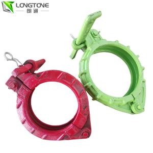 Quality Bolt Concrete Mixer Parts Casted Mounting 5 Inch Clamp Coupling wholesale