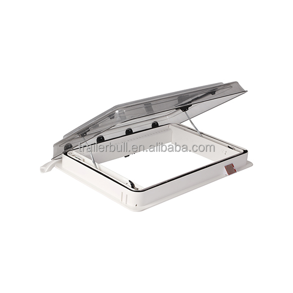 Crank-Operated RW3 700x500 Roof Hatches A Must-Have for DIY Cab-over Truck Camper Bed