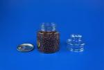 211# 600ml plastic pet jars containers packaging for organic almond flour