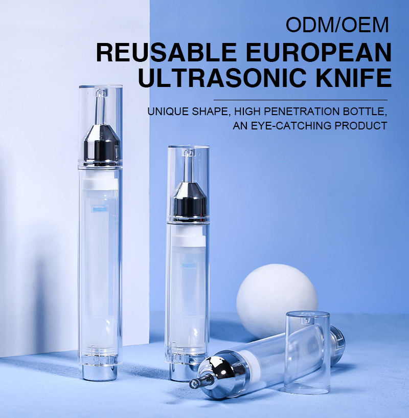 15ml Plastic Cosmetic Bottle Water Needle Empty Bottle Eye Cream Airless Syringe