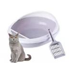 Amazon Hot Sale High Quality Semi-Enclosed Anti-hourglass Splash Proof Cat