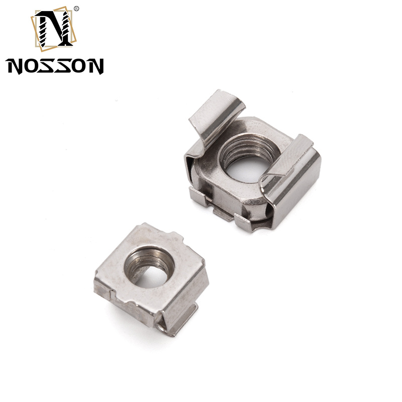JIS Standard Metric Cage Nut M4 M5 M6 M8 Stainless Steel Carbon Steel With Zinc Plated for Plain Finish and Metric Measurement System