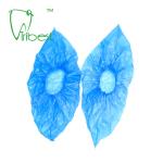 CPE Blue Plastic Disposable Waterproof Shoe Covers