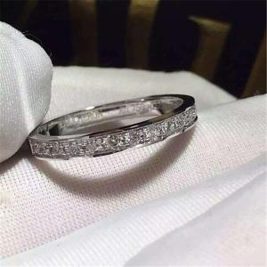 Quality full diamonds ring 18kt gold with yellow gold or white gold(1) wholesale