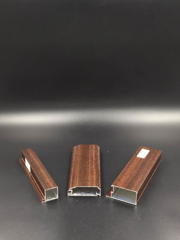 0.4mm Wood Grain Aluminium Profile Heat Insulation For Iraq Malaysia