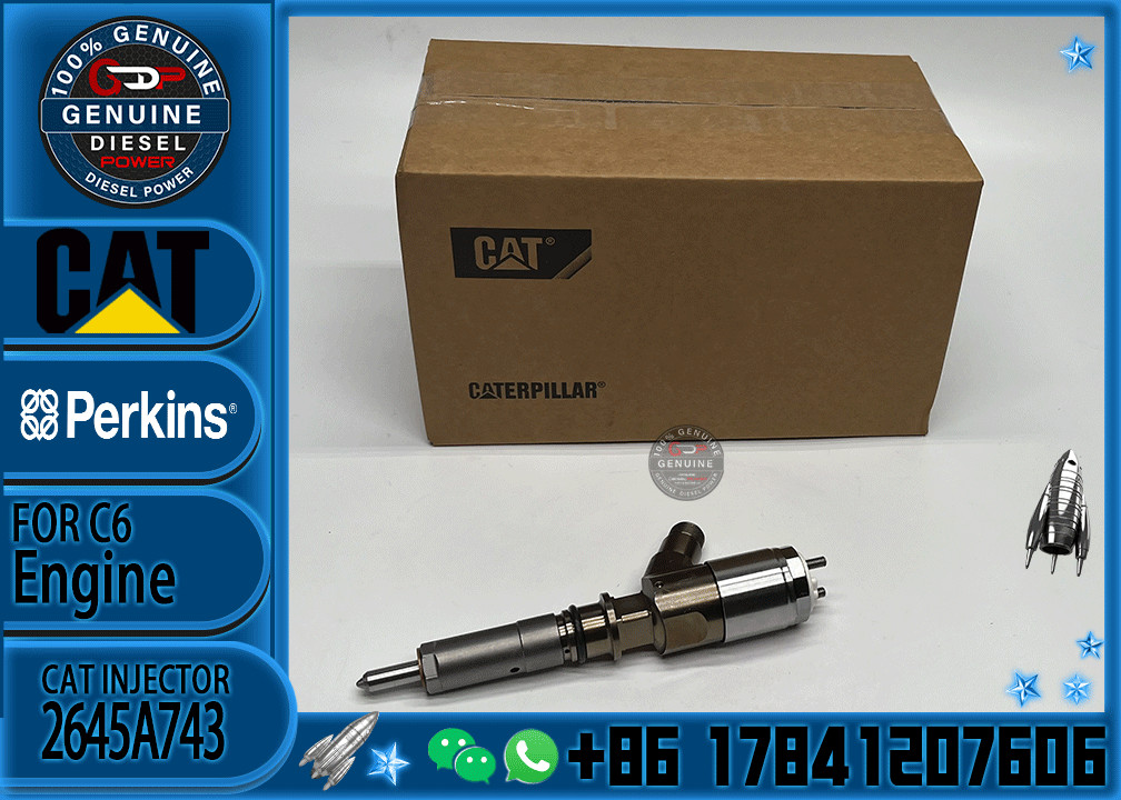 New Diesel Fuel Injectors nozzles 321-0990 2645A743 10R-7668 2645A705 2645A709 injector for Caterpillar C6.6 Perkins 110