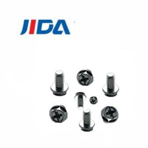 Quality Self Piercing Galvanized Concrete Screws M3x8mm Hex Screw Blue White Zinc Plated wholesale