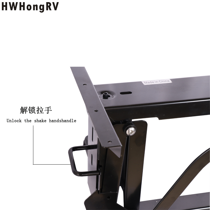 High quality home use two stages lifting table legs camper use stable adjustable table frame