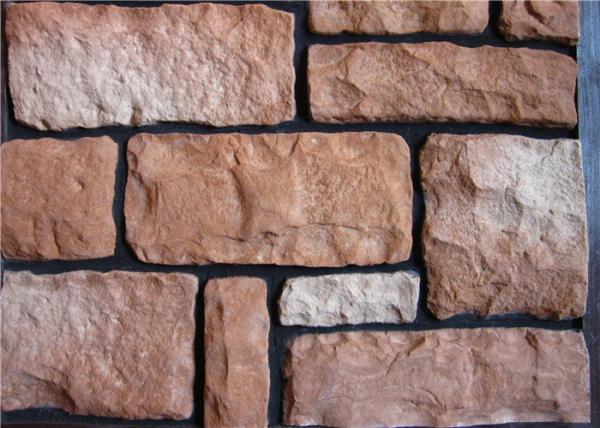 Lightweight Faux Stone Panels Interior Wall , Faux Veneer Stone For Villa /