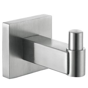Quality Satin Polished Bathroom Wall Hooks 304 Stainless Steel Towel Hooks wholesale
