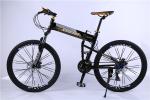 Hot sale OEM 24 spoke wheel 24 speed 40mm rim black alloy hummer folding