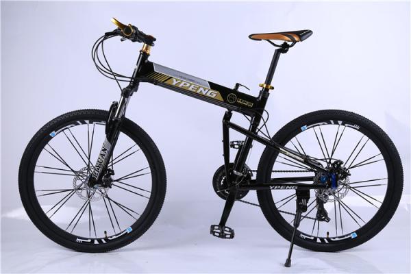 Hot sale OEM 24 spoke wheel 24 speed 40mm rim black alloy hummer folding