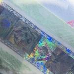 OEM Vinyl Self Adhesive Security Labels Holographic Security Nickel