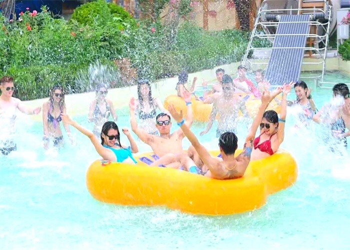 Fiberglass 1m Water Park Lazy River For Hotel Resort