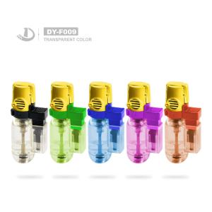 Quality Plastic Unique Gas Cigarette Lighter With Five Color DY-F009 wholesale