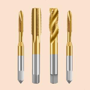 Quality M6 M7 M8 M9 M10 Spiral Fluted Tap Milling Cutter Metric Screw Thread Tap wholesale