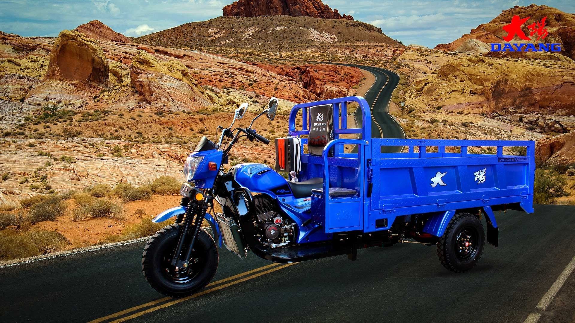CCC Three Wheel Cargo Motorcycle with 250W Motor and 12V Voltage within CCC Design