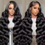 Ready to Ship Brazilian Virgin Hair Body Wave 180% Preplucked 360 HD ransparent
