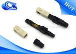 OEM Gray 9*7*60 Mm Fiber Optic Fast Connector / SC MM Fiber Optic Connector