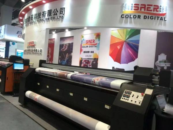 360 * 1080dpi Sublimation Digital Printing Machine For Advertising Flags /