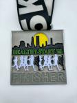 Colour filling Metal Medals For Schools Laser engraving text And Logo