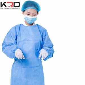Quality surgical gown or medical scrubs with waterproof nonwoven fabric roll wholesale