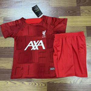 Quality Plain Red Soccer Jersey For Kids Custom Name Number Premium Fabric wholesale