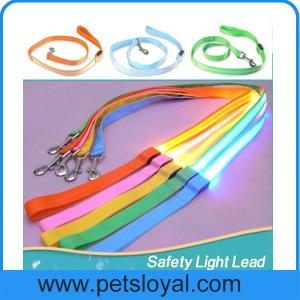 Quality LED lighted dog training leashes Night Safety Training Pet Lead Leashes china factory wholesale