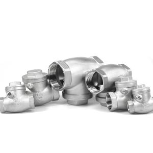 Quality 1/2&quot;-4&quot; CF8 Swing Check Non Return Valve Stainless Steel UL Certification wholesale