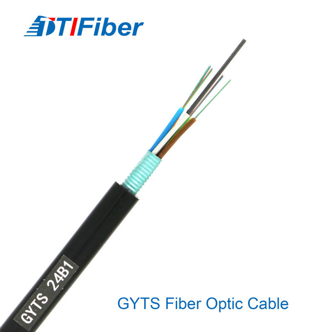 GYTS Outdoor G652D G657A Fiber Optic Cable Singlemode with PE sheath 0