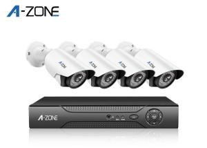 Quality Waterproof 4CH IP CCTV Camera Kits 4 Channel Ip Nvr 20m IR Range wholesale