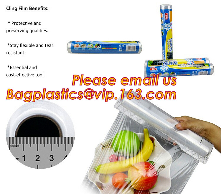 plastic wrap cling film, pvc cling film wrap for food, Pvc Wrapping Film Silicone Cling Wrap Shrink Wrap Bands, BAGPLAST