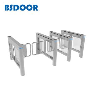 Quality 35 Persons / Min Brushed Speed Gate Turnstile With Face Reader wholesale