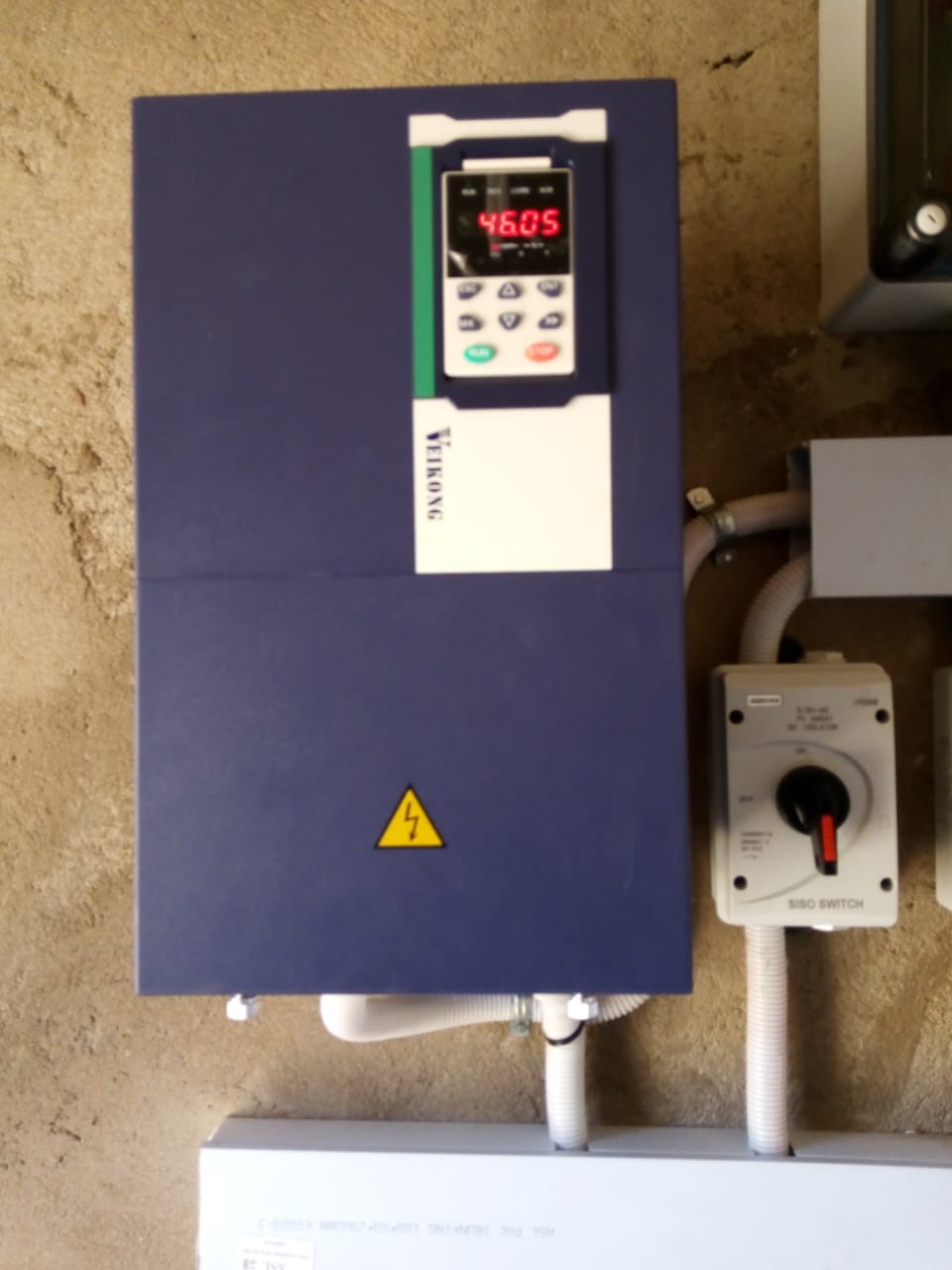 Hybrid Solar Power / AC Power Solar Water Pump Controller 4kw 5.5kw 7.5kw 220v/380v