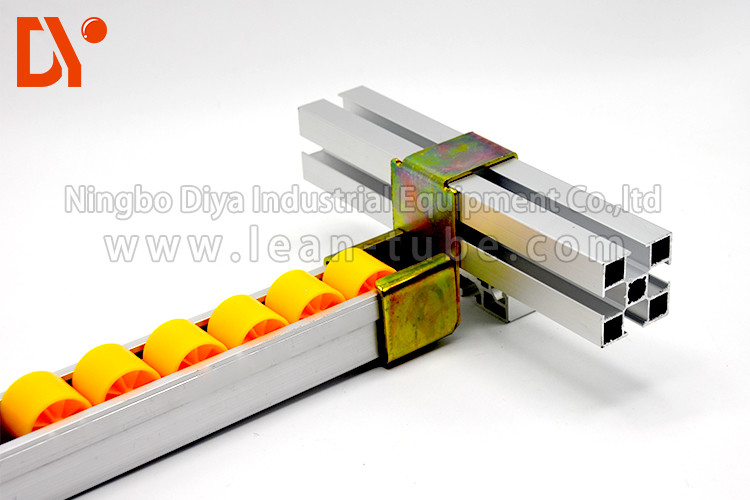 Work Table Plastic Roller Track Colorful Anti - Corrosion 4 Meters Length