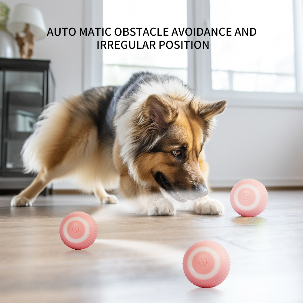 Pet Automatic Smart Electric Cat Toy Interactive Cat Ball Toys Game Cats ABS Rolling