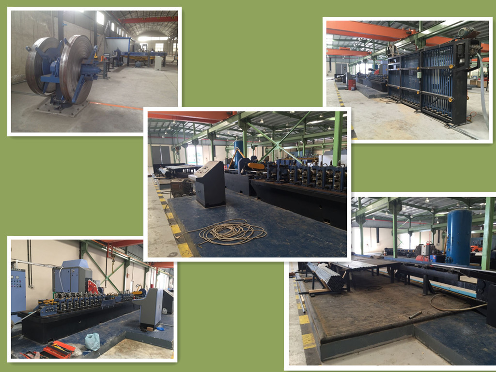 Galvanzied Steel Tube Making Machine With High Frequency Welding
