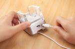 COMER anti-theft acrylic display holder cable locking devices for cellphone
