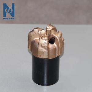 Quality Non Coring 4 Nozzle Polycrystalline Diamond Drill Bits Golden PDC wholesale