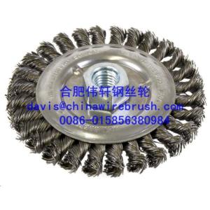 Quality Twist Knotted Wire Wheel Brushes With Nut wholesale