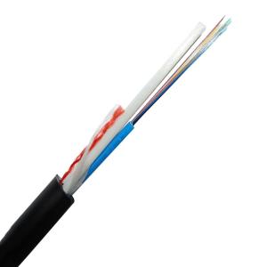 Quality TWO FRP Single Mode GYFFY Aerial Fiber Optic Cable 6 / 8 / 12 / 24 Cores Mini ADSS wholesale