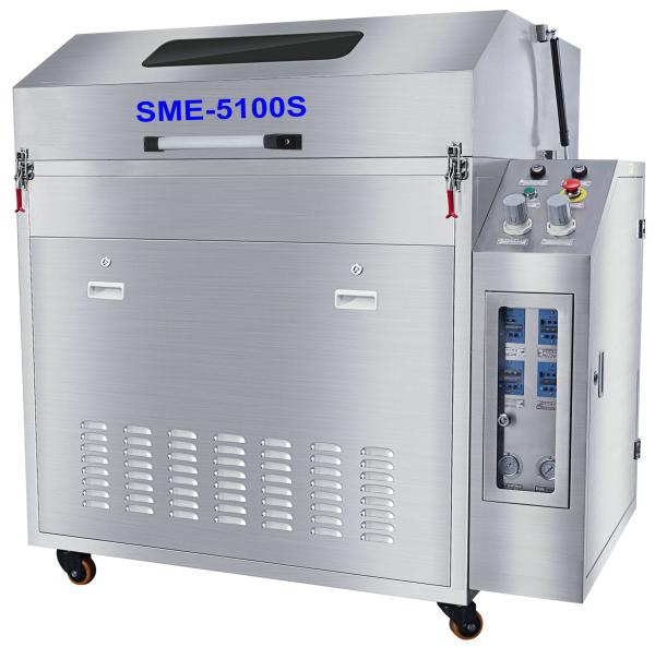 Conformal coating automatic and pneumatic removing spray cleaning machine for