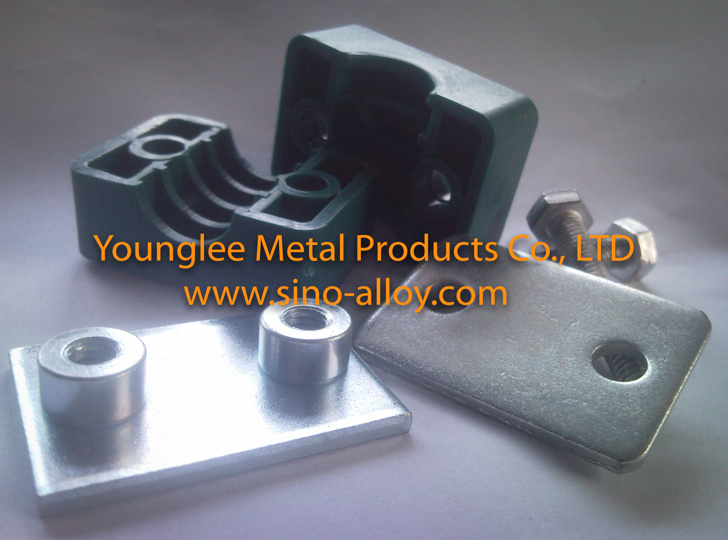 Light duty single pipe clamps designed to German standard DIN 3015-1, for pipe with O.D 6 mm to 102 mm