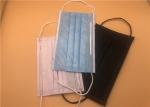 Non Woven Fabric 3 Ply Surgical Mask / Surgical Mouth Mask Non Poisonous