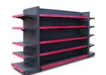Metal Supermarket Gondola Shelving , Heavy Duty Commercial Display Racks